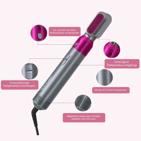 GlamourAir™ 5-in-1 Hairstyler